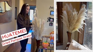 HUATEMEI Dried Pampas Grass, beautiful decor for any room! #pampasgrass #decor #plants