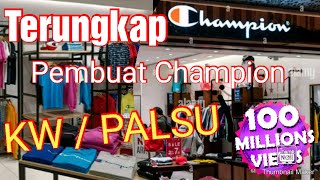 PEMBUAT BRAND CHAMPION CLONING #champion #championsleague #champions #viral #outfit #education