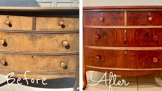 Transforming An Antique Dresser | $35 Flea Market Flip + Correcting Stain Disasters