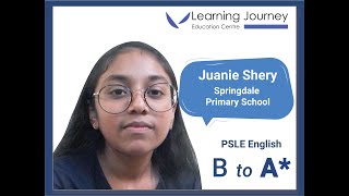 B to A* for PSLE English Juanie Shery Springdale Primary School Online Tuition Centre Singapore