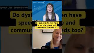 Do children with dyslexia also have speech, language and communication needs? #dyslexia #SEND