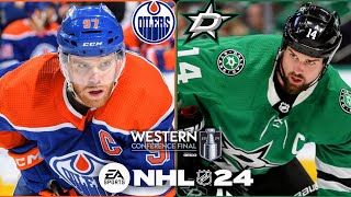 NHL 24: 2024 Western Conference Finals | Edmonton Oilers vs. Dallas Stars (PS5)