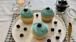 How to make lemon blueberry Cupcake