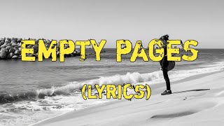 Empty Pages: Song - Unwritten Dreams of a Lost Love (Lyrical Video)