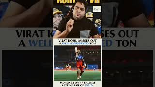 Virat Kohli Batting Virat Kohli Briliant 92 of 47 #ipl #viratkohli #rcbvcpbks #shorts #ipl2024