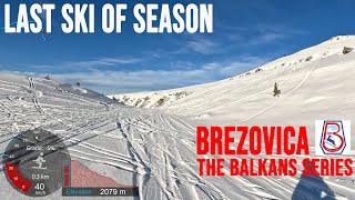 [4K] Skiing Brezovica, Last Run of Season at Europe's Cheapest Resort - On & Off-Piste, GoPro Hero11