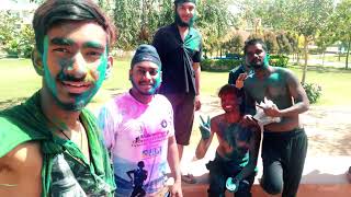 Holi 2K19 | Last Holi of College LIFE @ Chandigarh University.