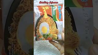 Found Indomie fried noodles in small balls