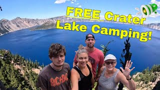 Free Camping near Crater Lake National Park!