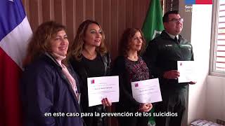 Ceremonia de reconocimiento a 22 funcionarios de Gendarmería, como cuidadores o gatekeepers.