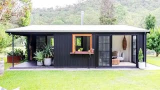 Possibly The Most Beautiful Black Tiny House I've Ever Seen