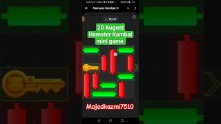 20 AUGUST Hamster Kombat mini game