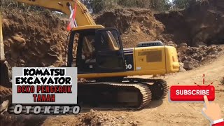 KEPOIN BEKO KOMATSU EXCAVATOR SEDANG BEROPERASI