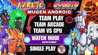 WATCH MODE!! NARUTO X BORUTO STORM MUGEN ANDROID NO EXAGEAR /Anime Mugen ANDROID