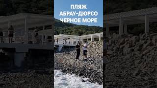 Какой то бич на пляже #Абрау_Дюрсо. Черное море 25.09.2024 г. Температура воды.