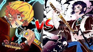 (NEW)KAIGAKU BOSS VS DEMON ZENITSU | Slayers Unleashed (Roblox)