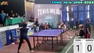 Final Syantik..!! Diska (Anugerah) Karinza (Karunia). Tenis meja open 2023