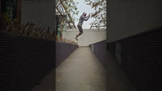 Slow parkour practice at the age of 40 #parkour #workout #physics