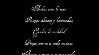 ~Luz Casal~ Sentir (lyrics)