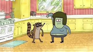 Rigby getting severely hurt by everyone