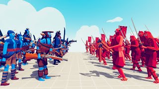 PIRATE TEAM vs JAPAN TEAM | TABS Totally Accurate Battle Simulator