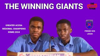 WATCH AS ONLY PRESEC LEGON SOLVES ALL THE SPEED RACE! NSMQ 2024 REGIONAL CHAMPIONSHIPS