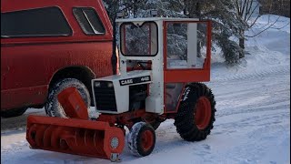 Cold start -38 Case 442 1969 garden tractor original Rare