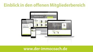 Online Kurs Immobilie selbst vermieten oder verkaufen - Der ImmoCoach  - offener Mitgliederbereich