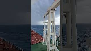 Meeting  Strong winds and rain at west Philippine sea. #seamanvlogs