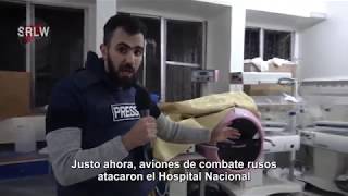 Bombardeo insano apunta al hospital en Maarat al-Numan y lo pone fuera de servicio.