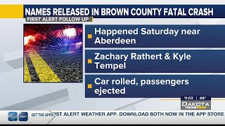 Brown County crash victims identified