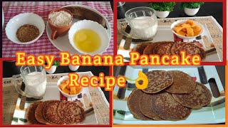 How to make pancakes / Easy Banana pancake Recipe with Egg /Very delicious pancakes😋 pancake Recipe