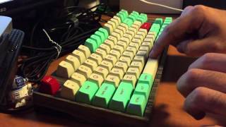 CM Novatouch, Topre 45g silenced, Jukebox SA typing test and comparison