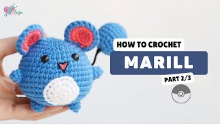 #410 | Amigurumi Marill (2/3) | Crochet Pokémon Amigurumi | Free Pattern | Amiguworld