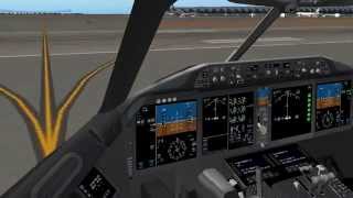 X-Plane 10 - Boeing 787 Landing into Dubai