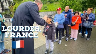 Holy water cleansing in LOURDES, FRANCE 🇫🇷