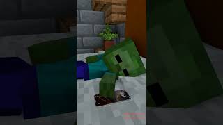 The Best Alarm Clock Ever🤣😻  - Baby zombie minecraft animations