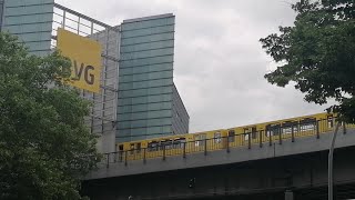 U Bahn Berlin Fahrten an der Möckernbrücke