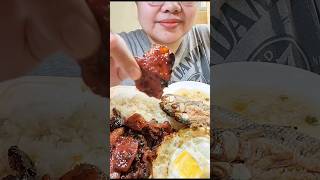 Filipino Breakfast (Tosilog + Tuyô) MUKBANG