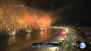 Fogos Réveillon Copacabana 2023/2024 Rio, Brazil Fireworks New Year's Eve [HD]