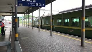 Train at Bray Train Station in IRELAND