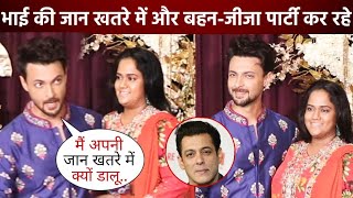 Salman Khan sister Arpita Sharma and Aayush Sharma enjoying Diwali party amid Bishnoi warning