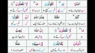 P28TF285 Tafseer Ul Quran Para 28 Surah Al Mumtahinah Ayaat 01   14