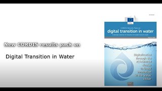 Digitalisation through the ICT4WATER cluster to boost innovation in the water sector