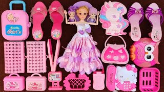 Most satisfying unboxing with gorgeous barbie doll makeup toys | Mini toys fun | Miniature toys