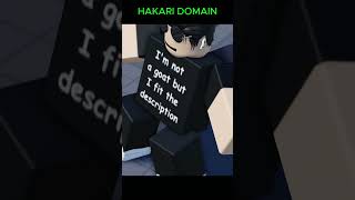 HAKARI DOMAIN EXPANSION!!! #hakari #edit #roblox #jujutsukaisen