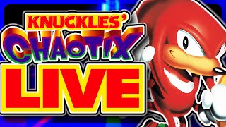 Playing Knuckles' Chaotix LIVE