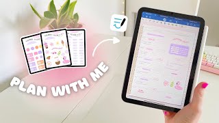 How I Plan My Week On the iPad Mini 6 | Productive Weekly Planning 📱🌷✏️💕