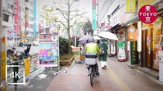 Japan | Walking on Local town "Takadano-baba" in Tokyo. | 4K #Takadanobaba