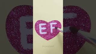 E+F❤️ #love #art #couple #viral #shorts #satisfying